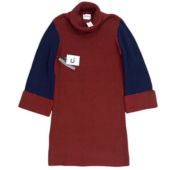 NWT Anthropologie Callahan Duffy Colorblock Sweater Dress - Picture 4 of 7